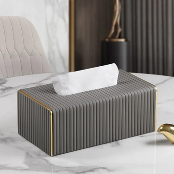 Fluted Tissue Box Holder