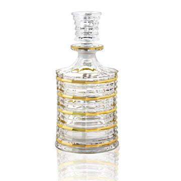 Gold Circular Decanter