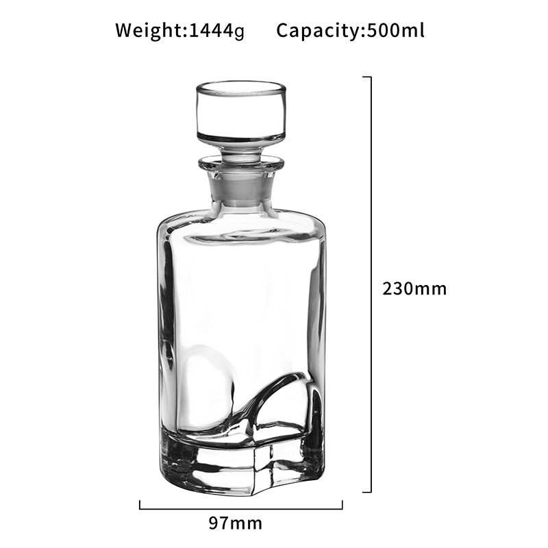 Clear Fantasy Liquor Decanter