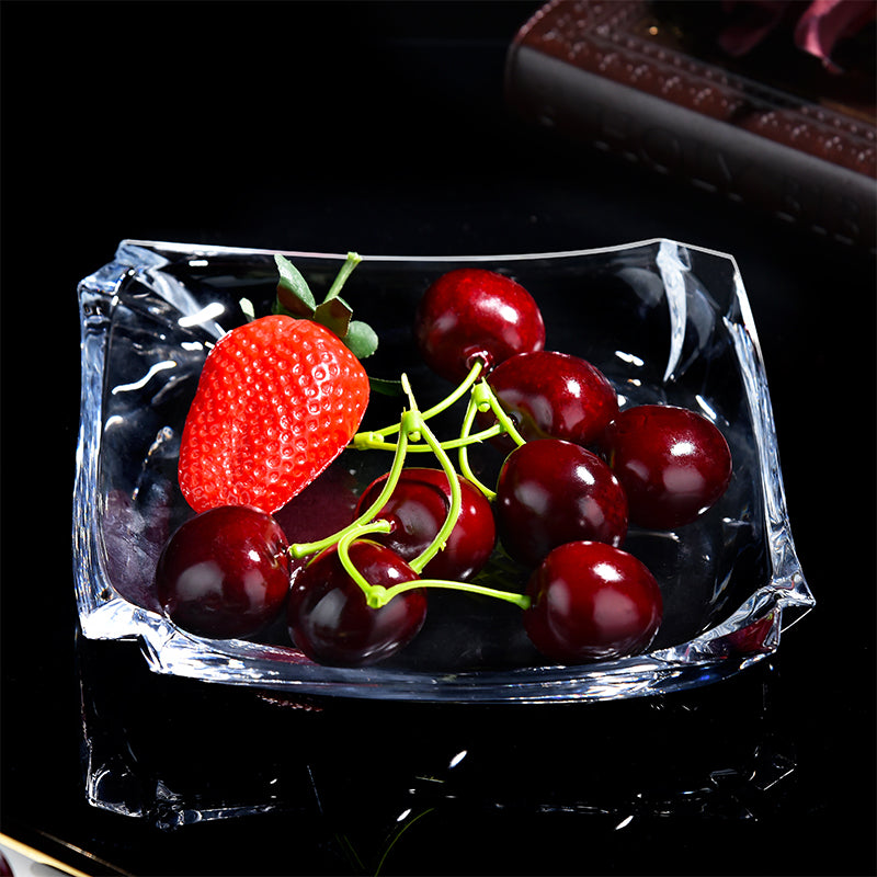 Clear Verona Cake Plates /6