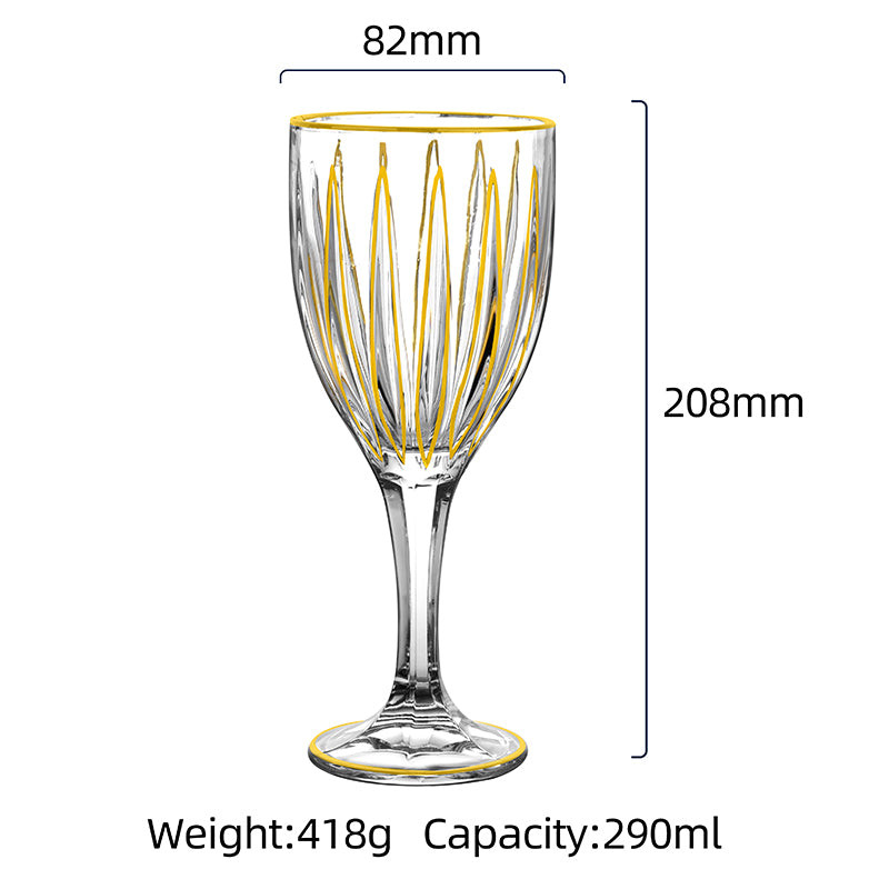 Gold Luxe Goblets /6
