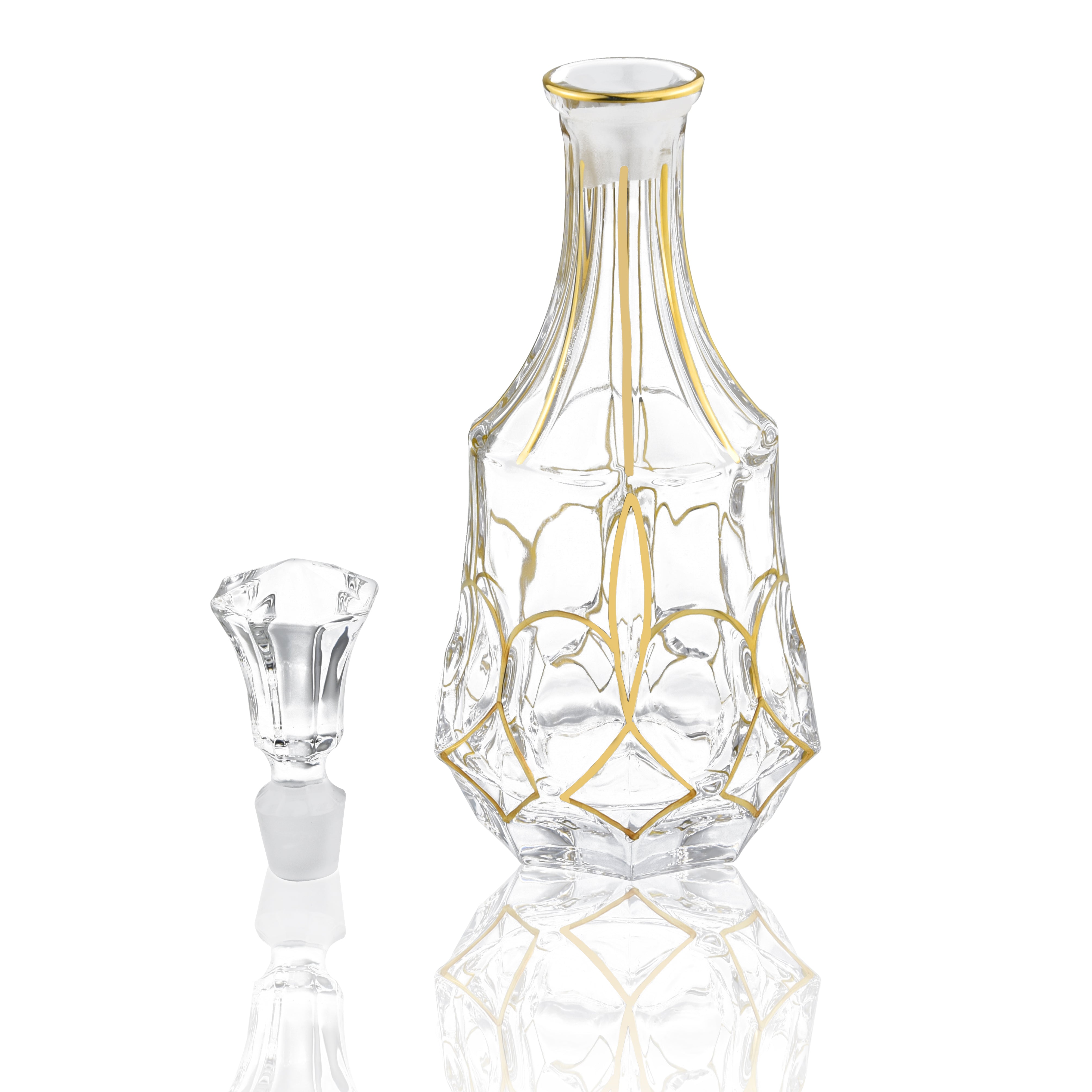Gold Bubble Liquor Decanter