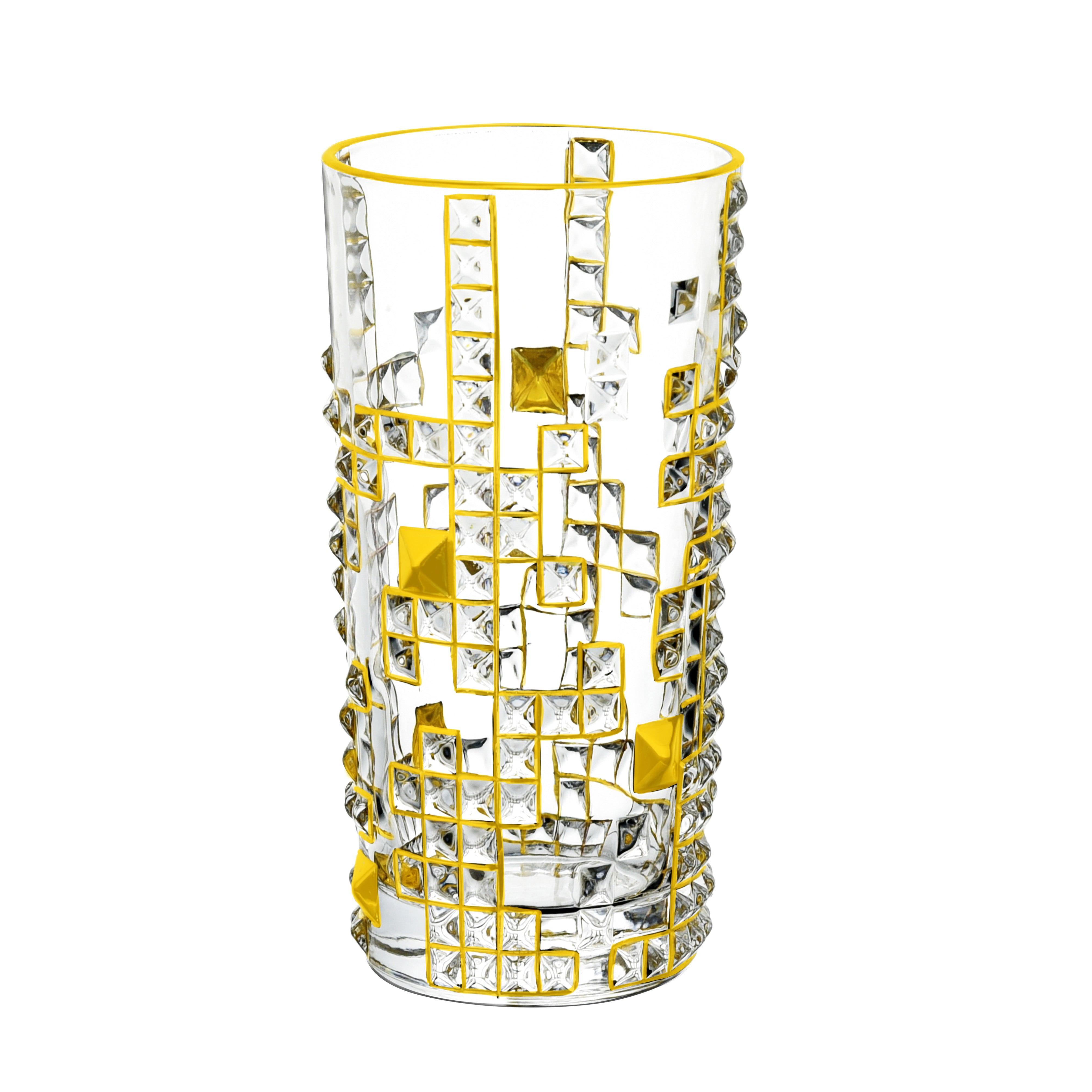 Gold Intricate Design Glasses /6