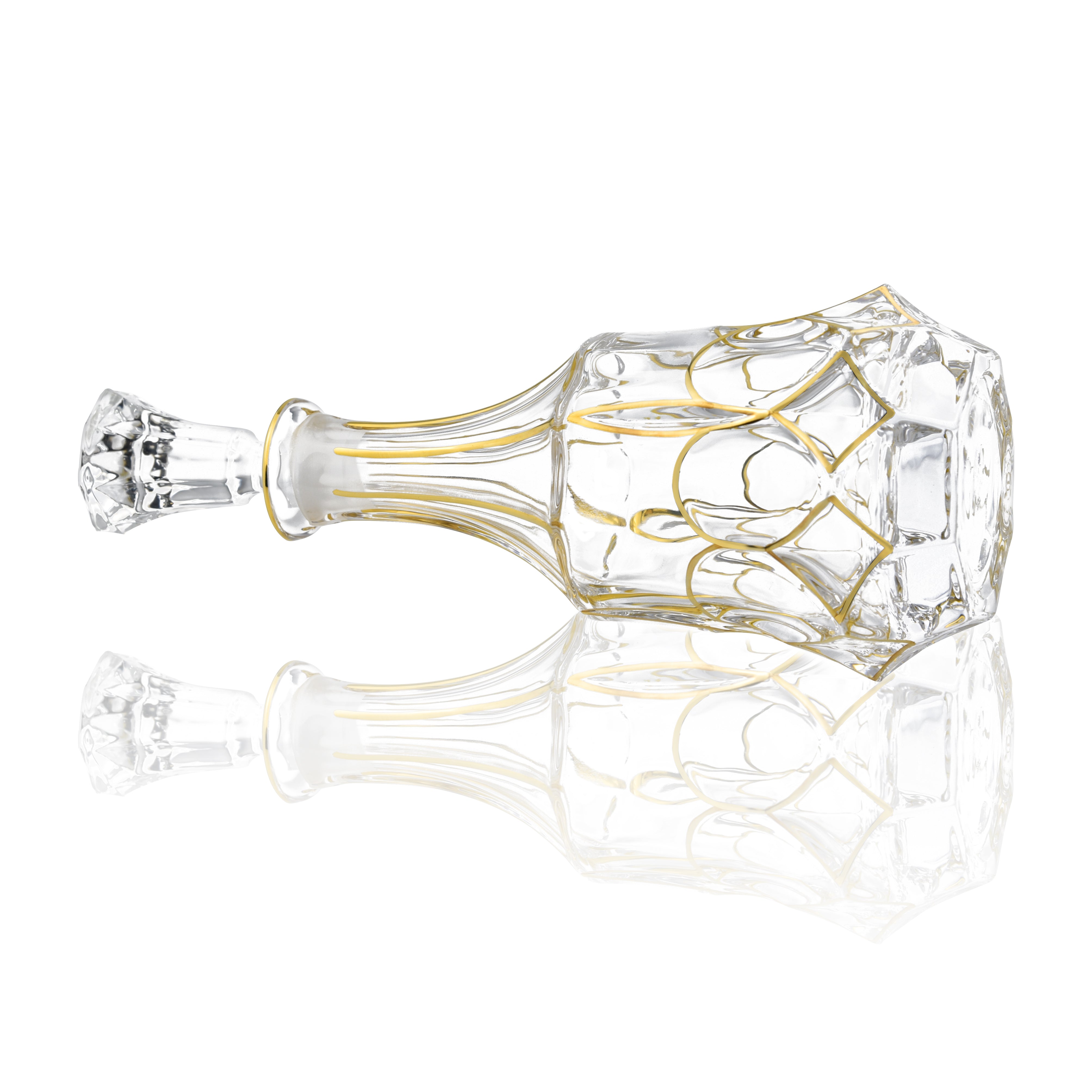 Gold Bubble Liquor Decanter