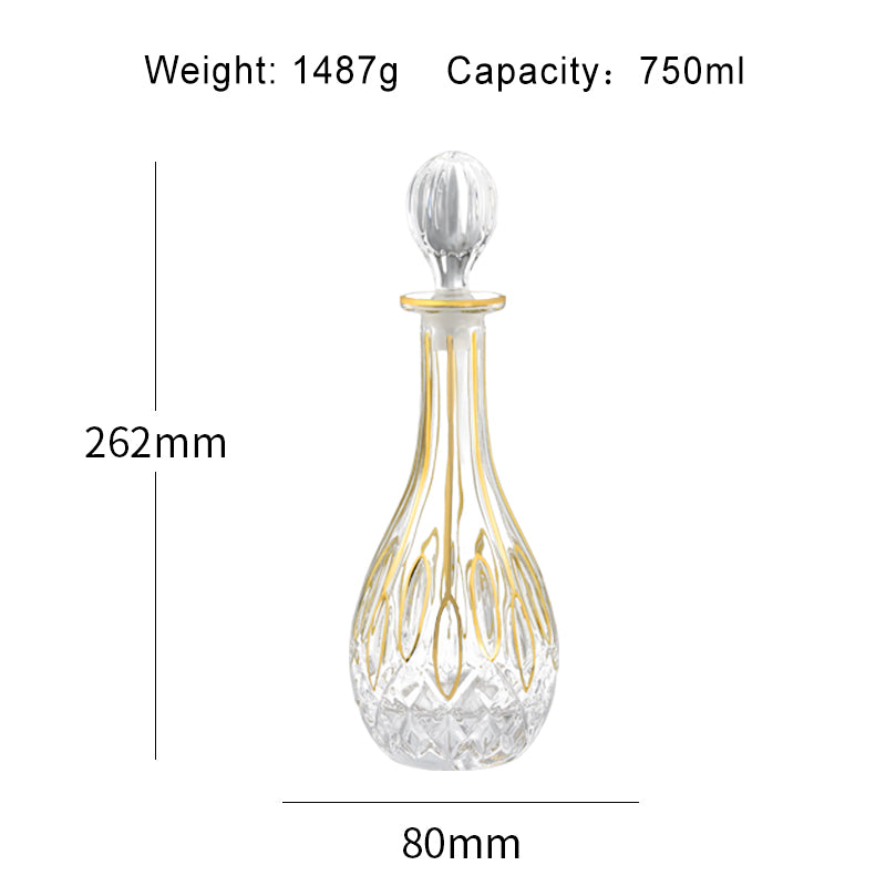 Gold Dublin Decanter