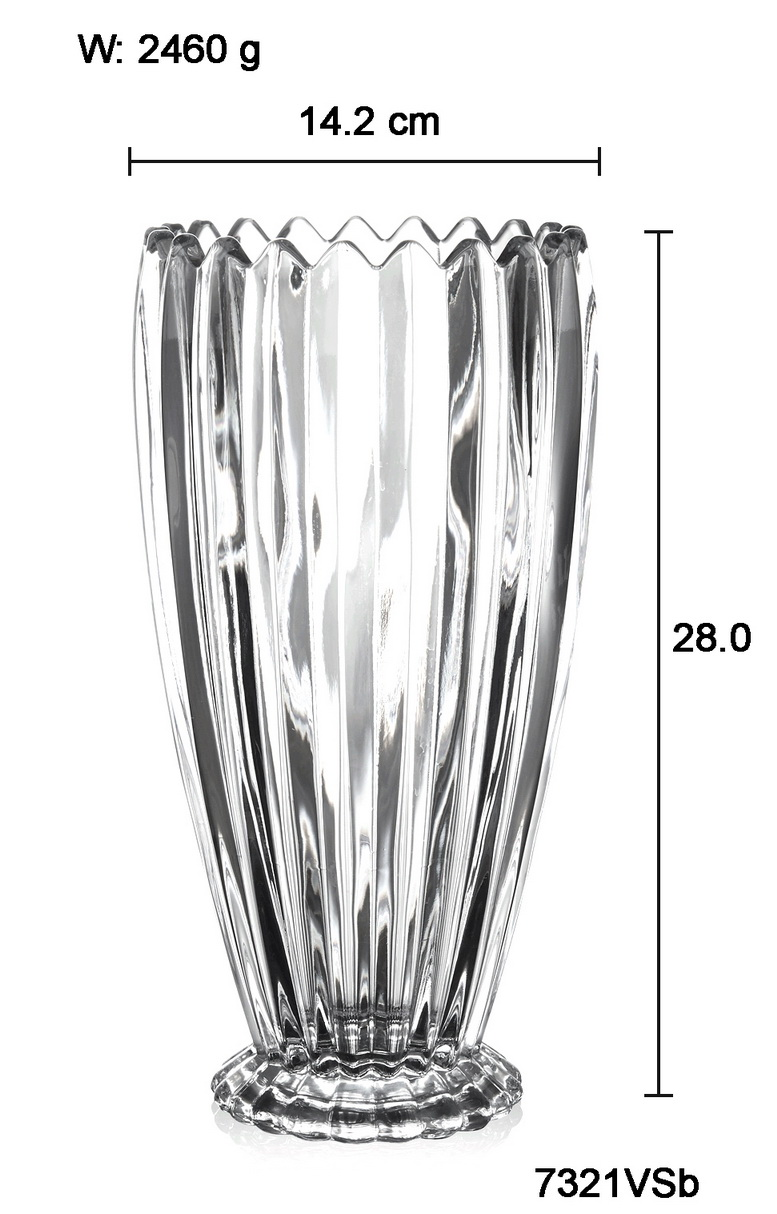 Clear Luxe Vase
