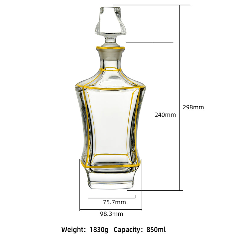 Gold Tratten Decanter