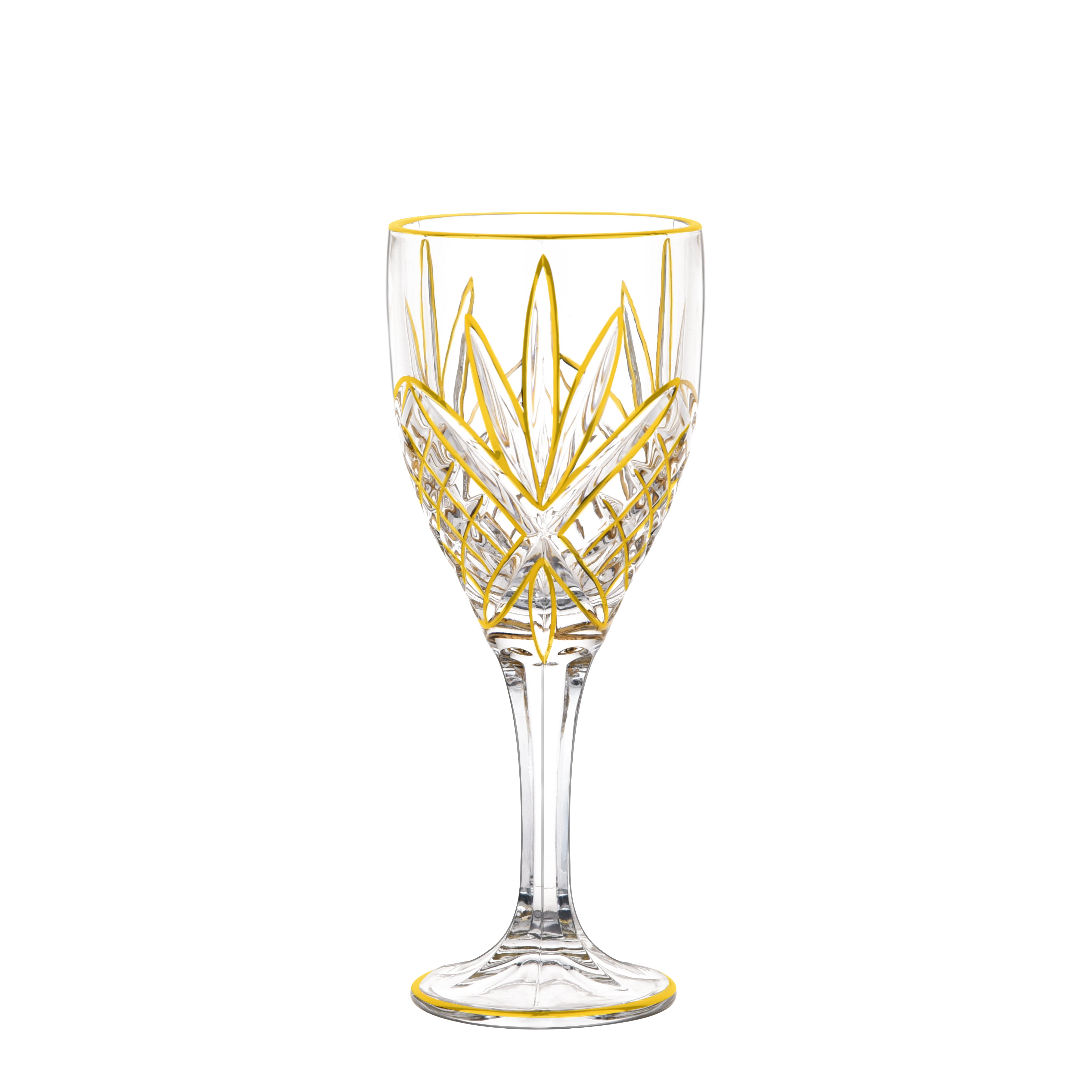 Gold Dublin Goblets /6