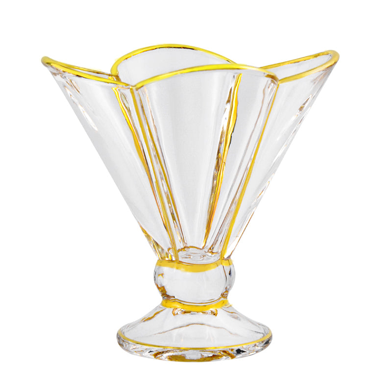 Gold Elegant Verona Dessert Cups /6