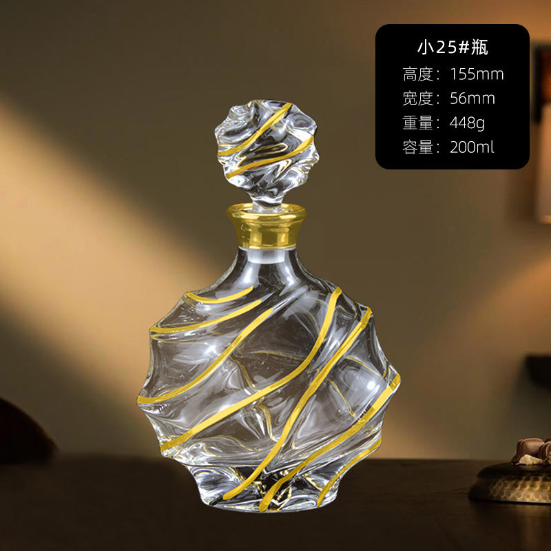 Gold Verona Liquor Decanter