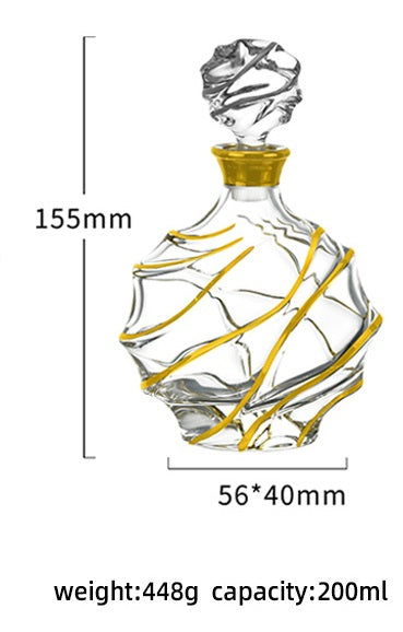 Gold Verona Liquor Decanter
