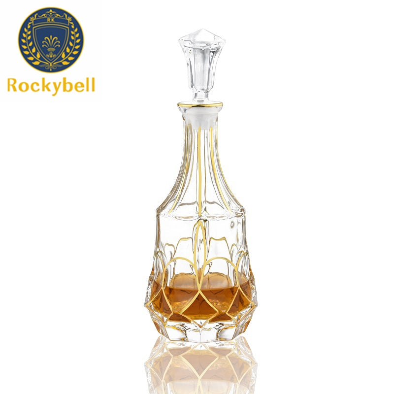 Gold Bubble Decanter