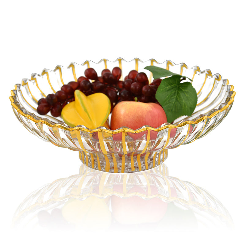 Gold Luxe Fluted Bowl