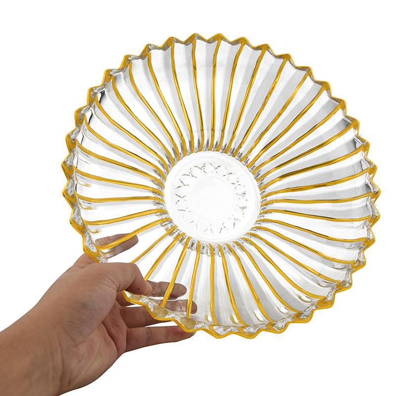 Gold Luxe Fluted Bowl