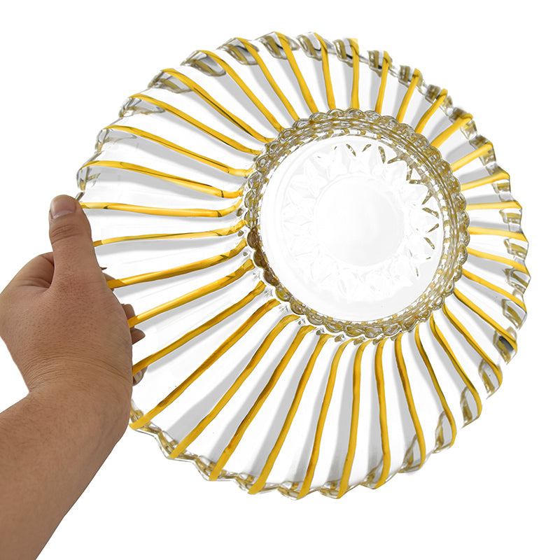 Gold Luxe Fluted Bowl
