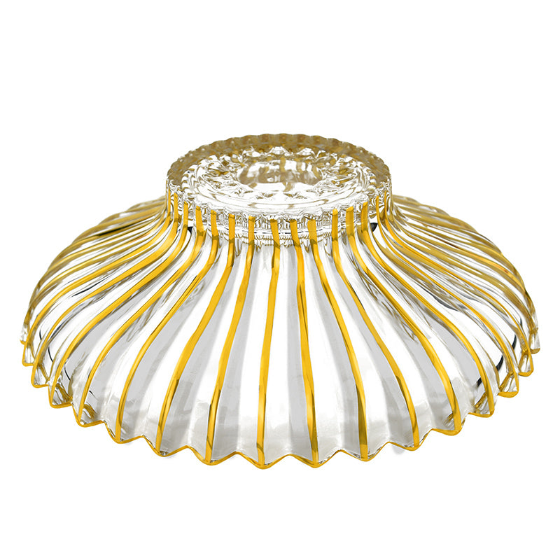 Gold Luxe Fluted Bowl