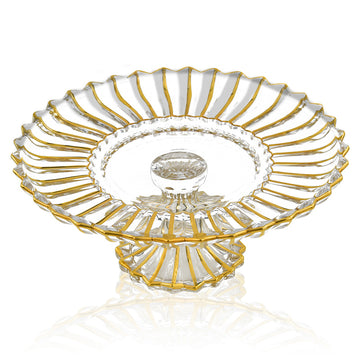 Gold Luxe Round Cake Stand