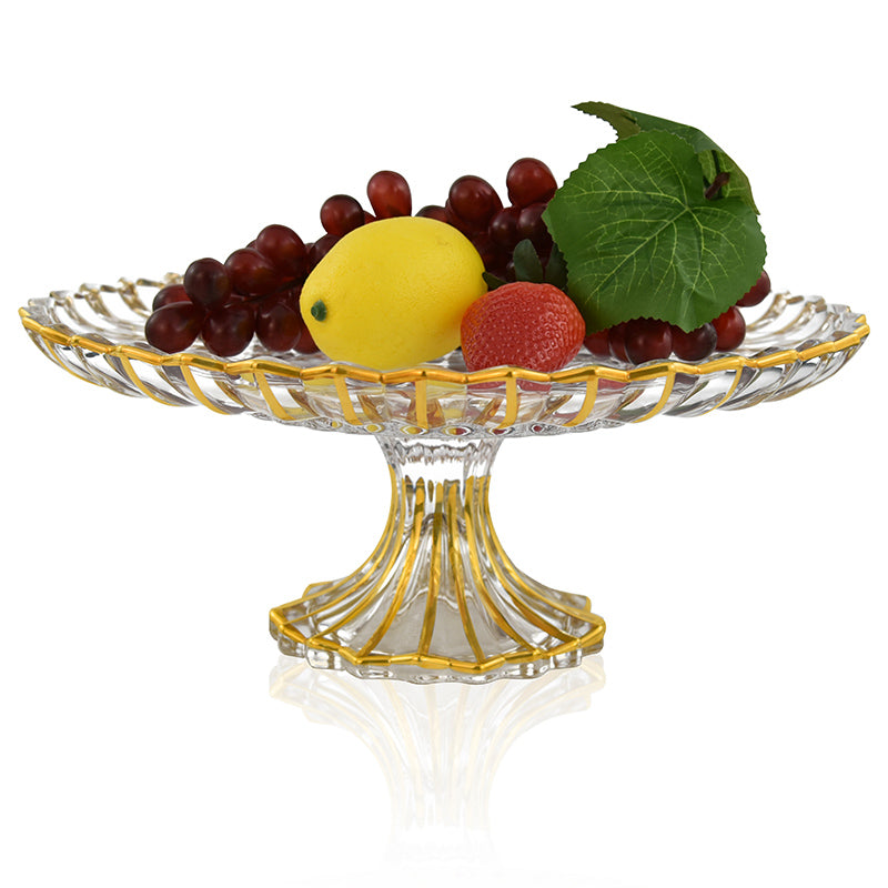 Gold Luxe Round Cake Stand