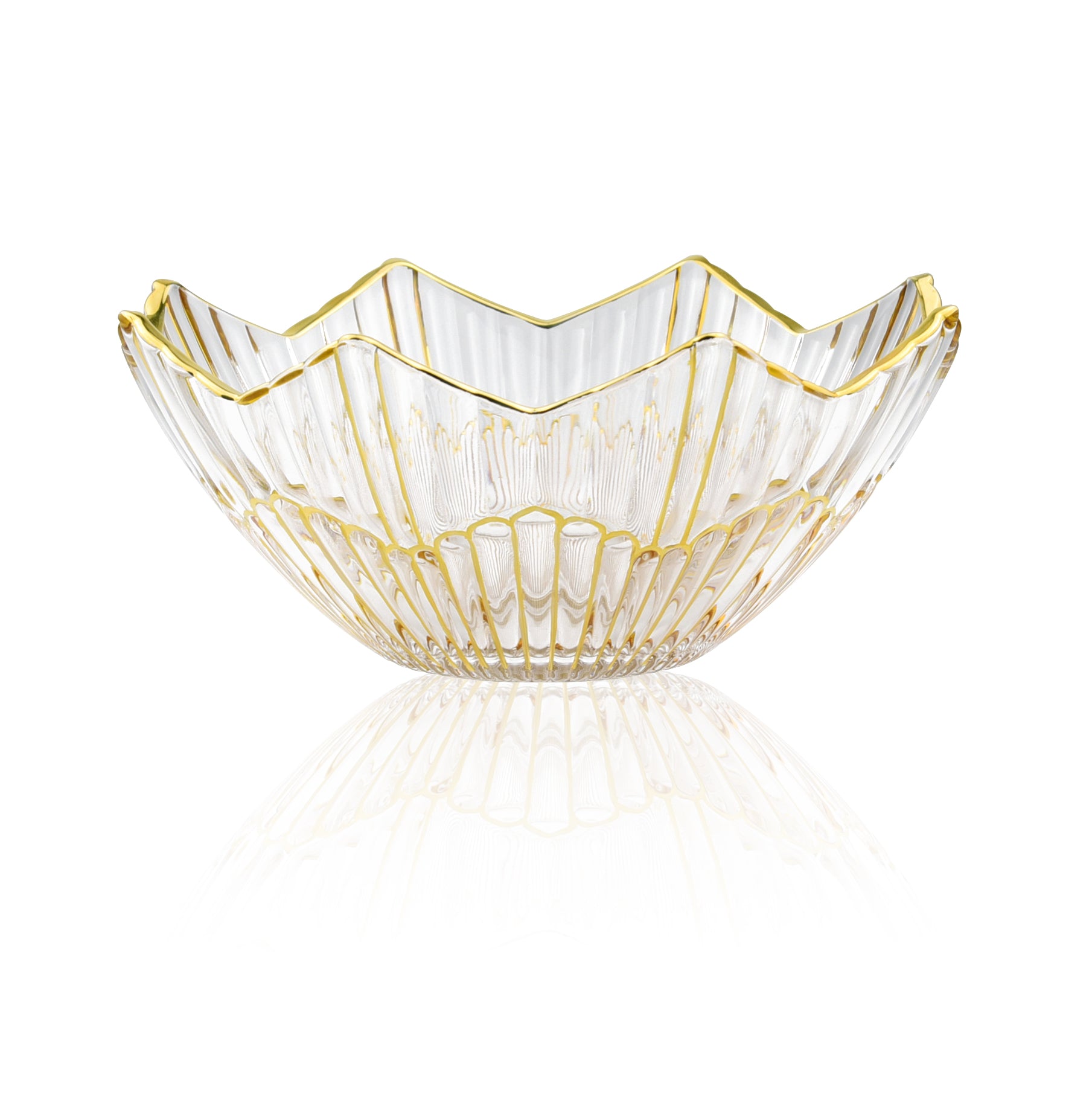 Flat Gold Nova Bowl