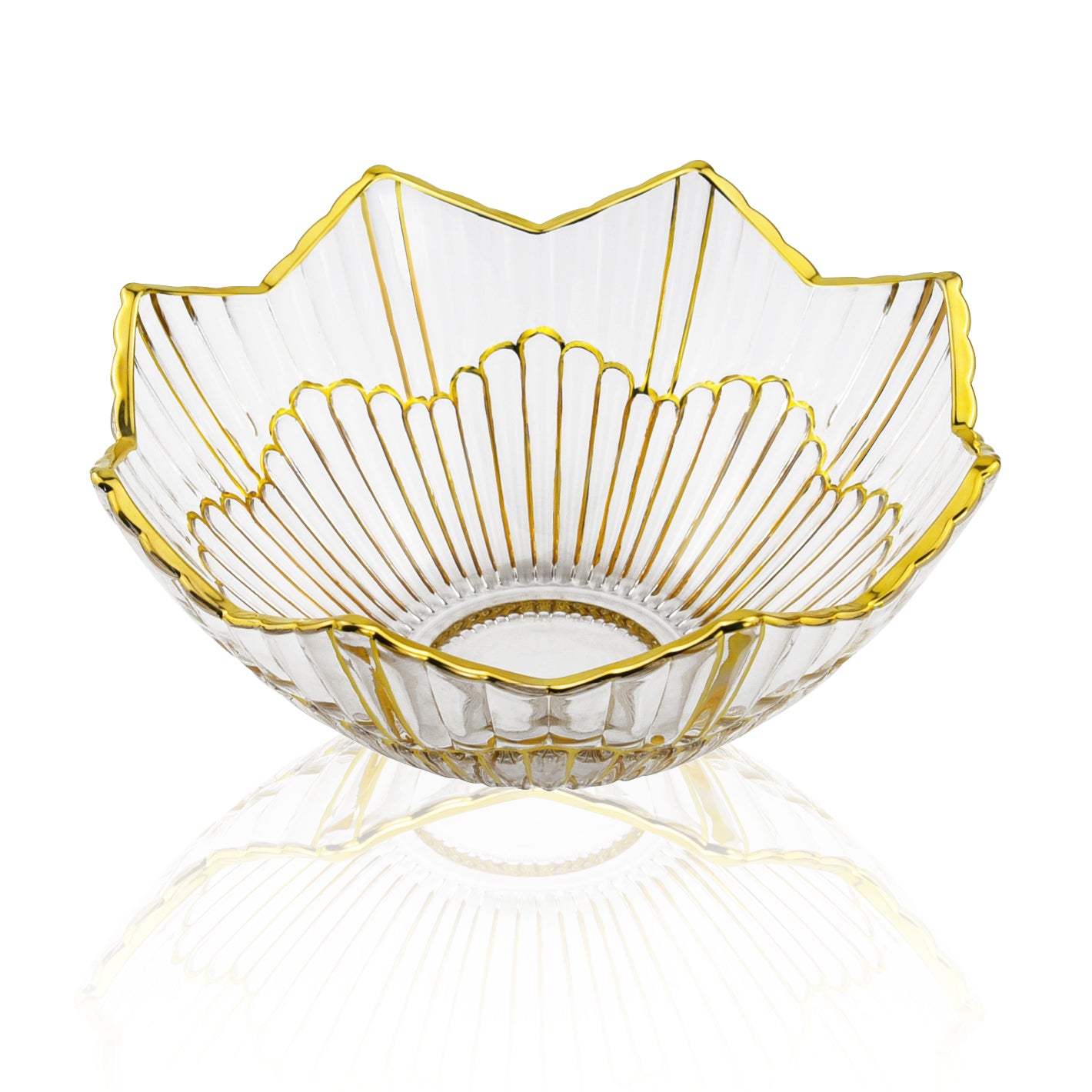 Flat Gold Nova Bowl