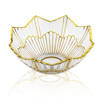 Flat Gold Nova Bowl
