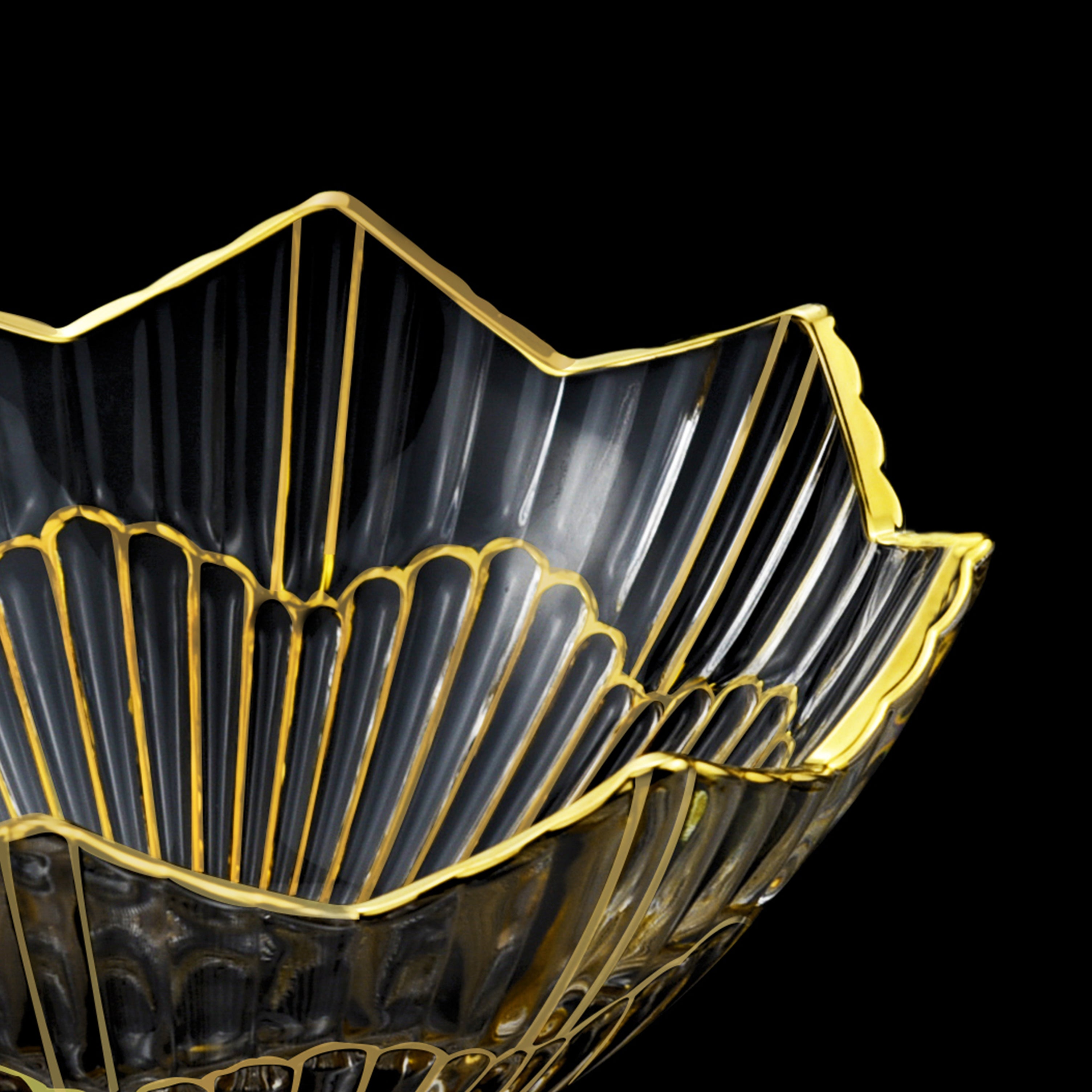 Flat Gold Nova Bowl