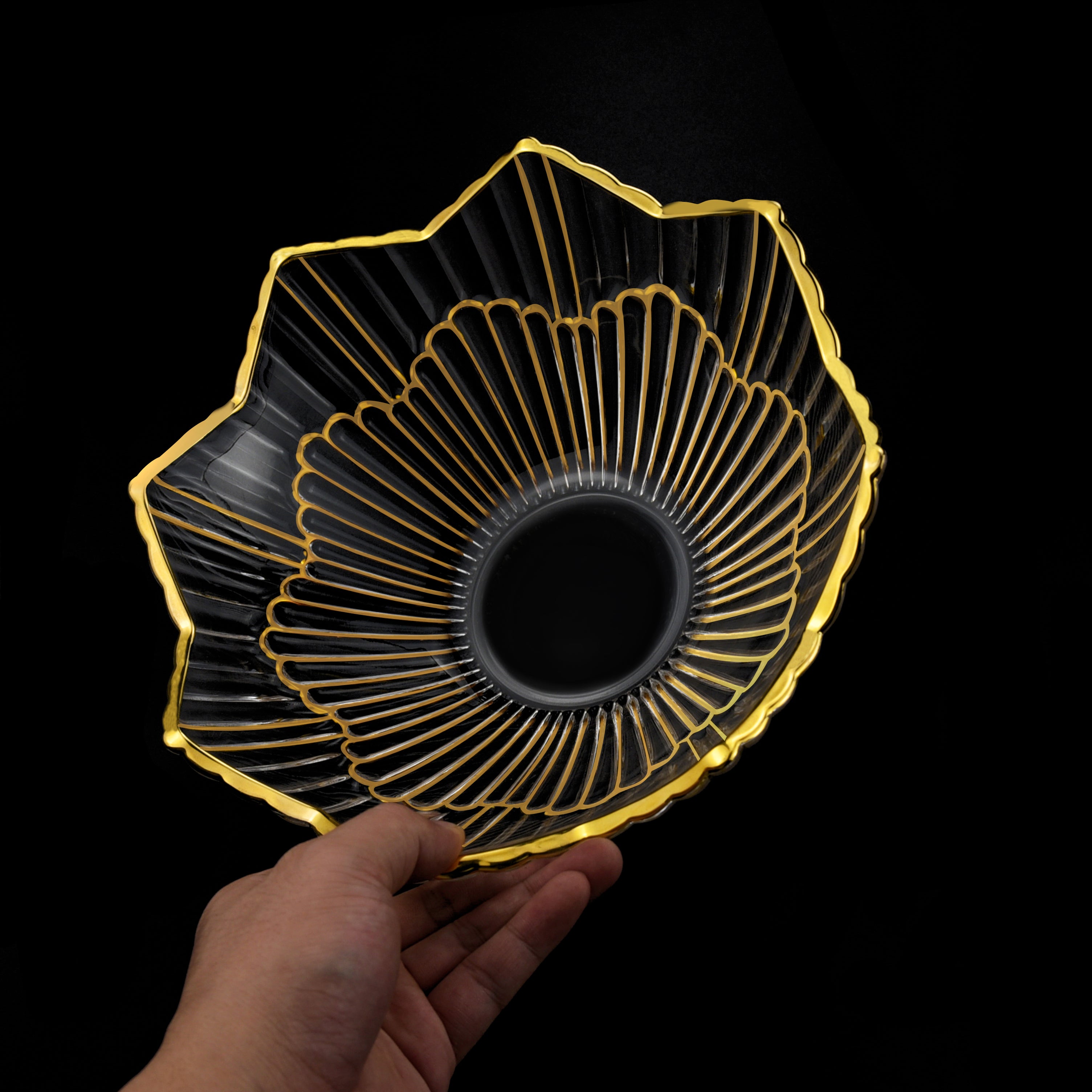 Flat Gold Nova Bowl