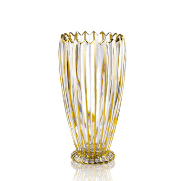 Gold Luxe Fluted Vase