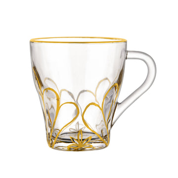 Leaf Pattern Glasses /6