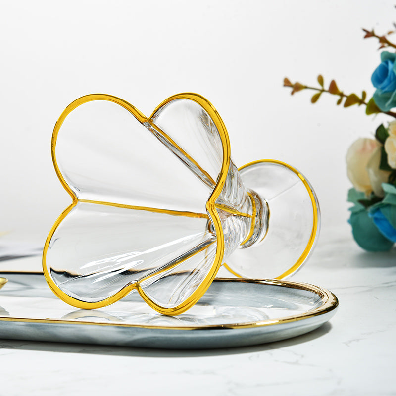 Gold Elegant Verona Dessert Cups /6