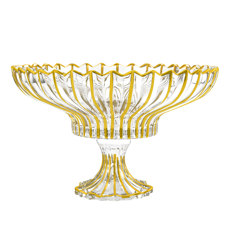 Gold Luxe Bowl on Stand