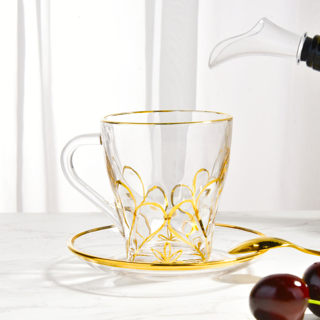 Leaf Pattern Glasses /6