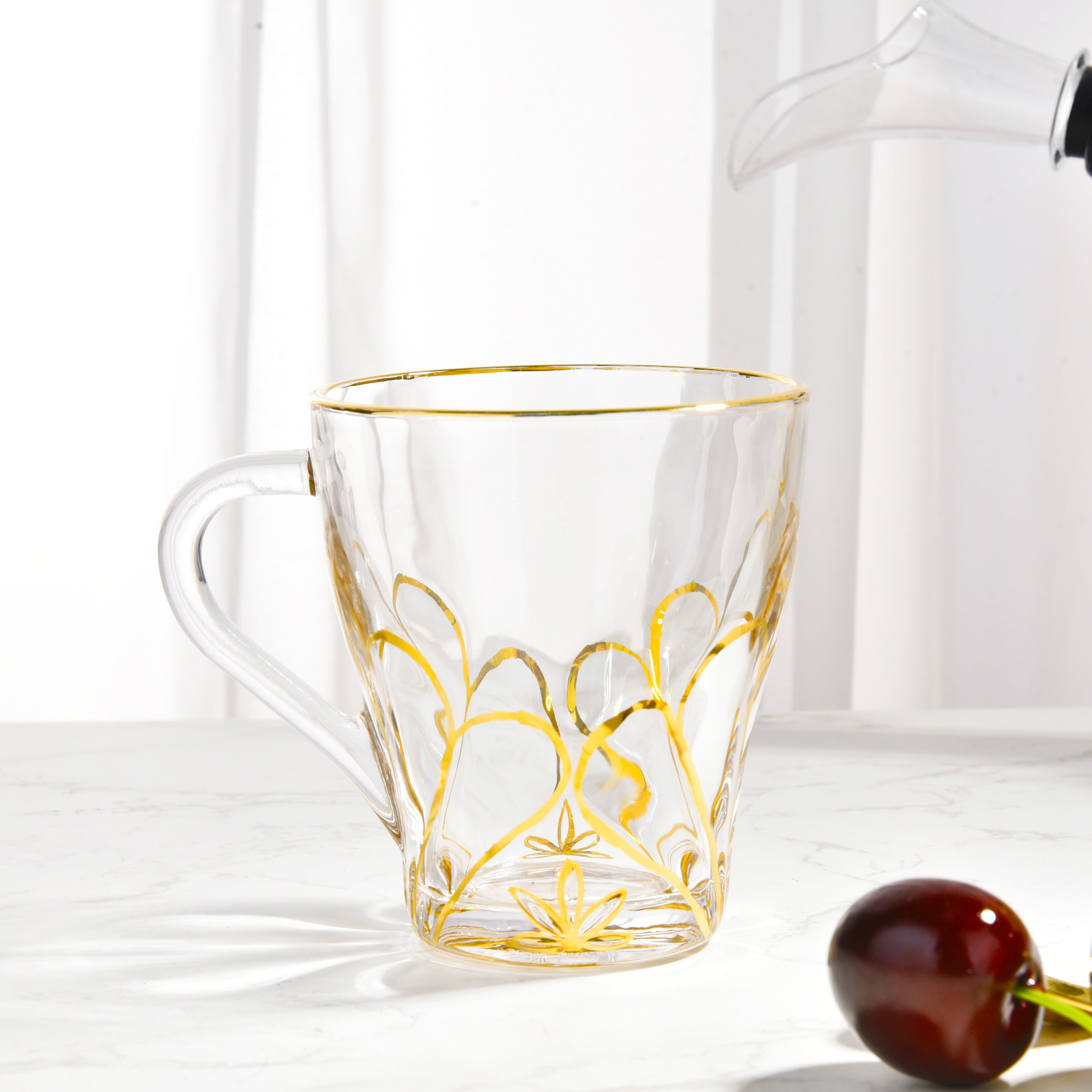 Leaf Pattern Glasses /6