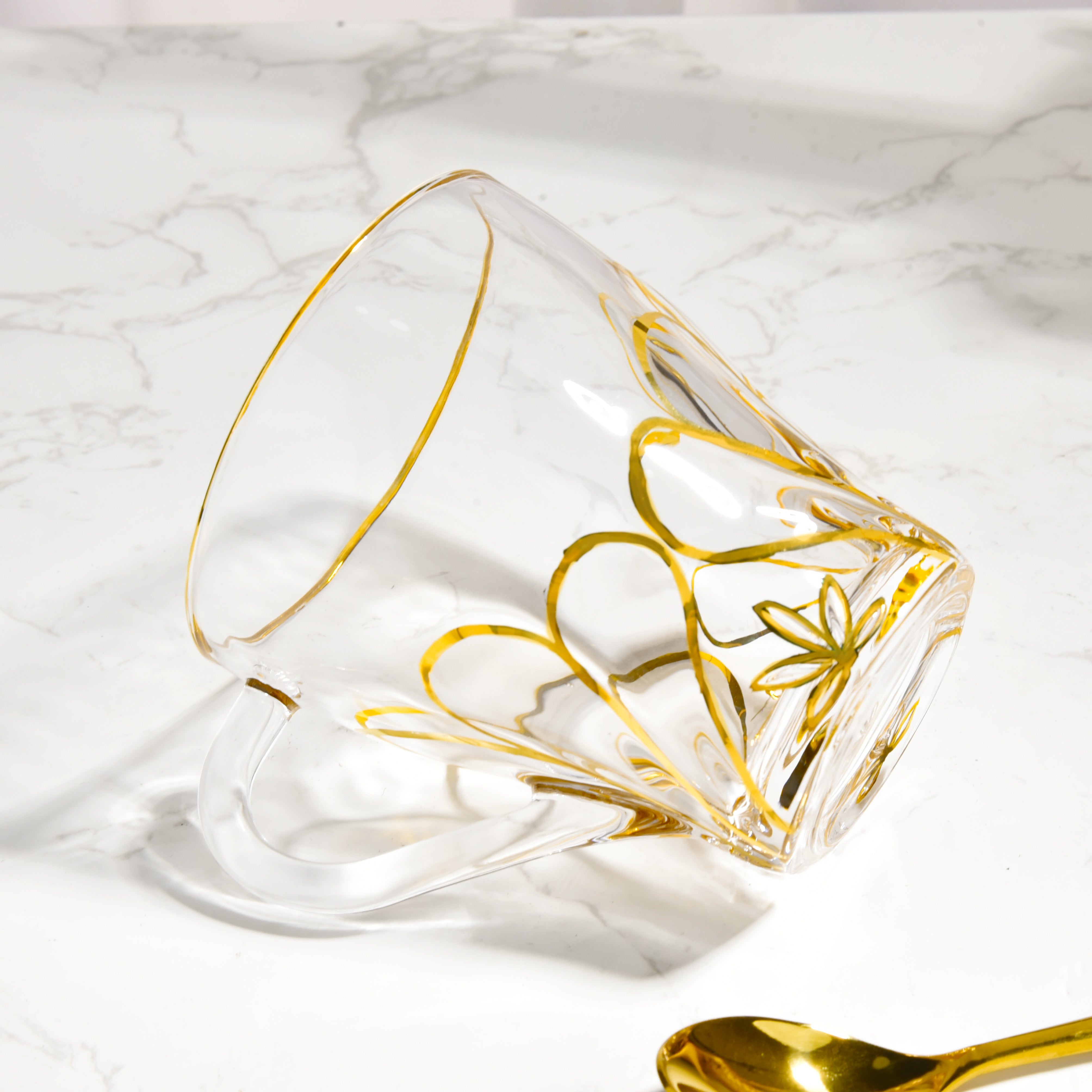 Leaf Pattern Glasses /6