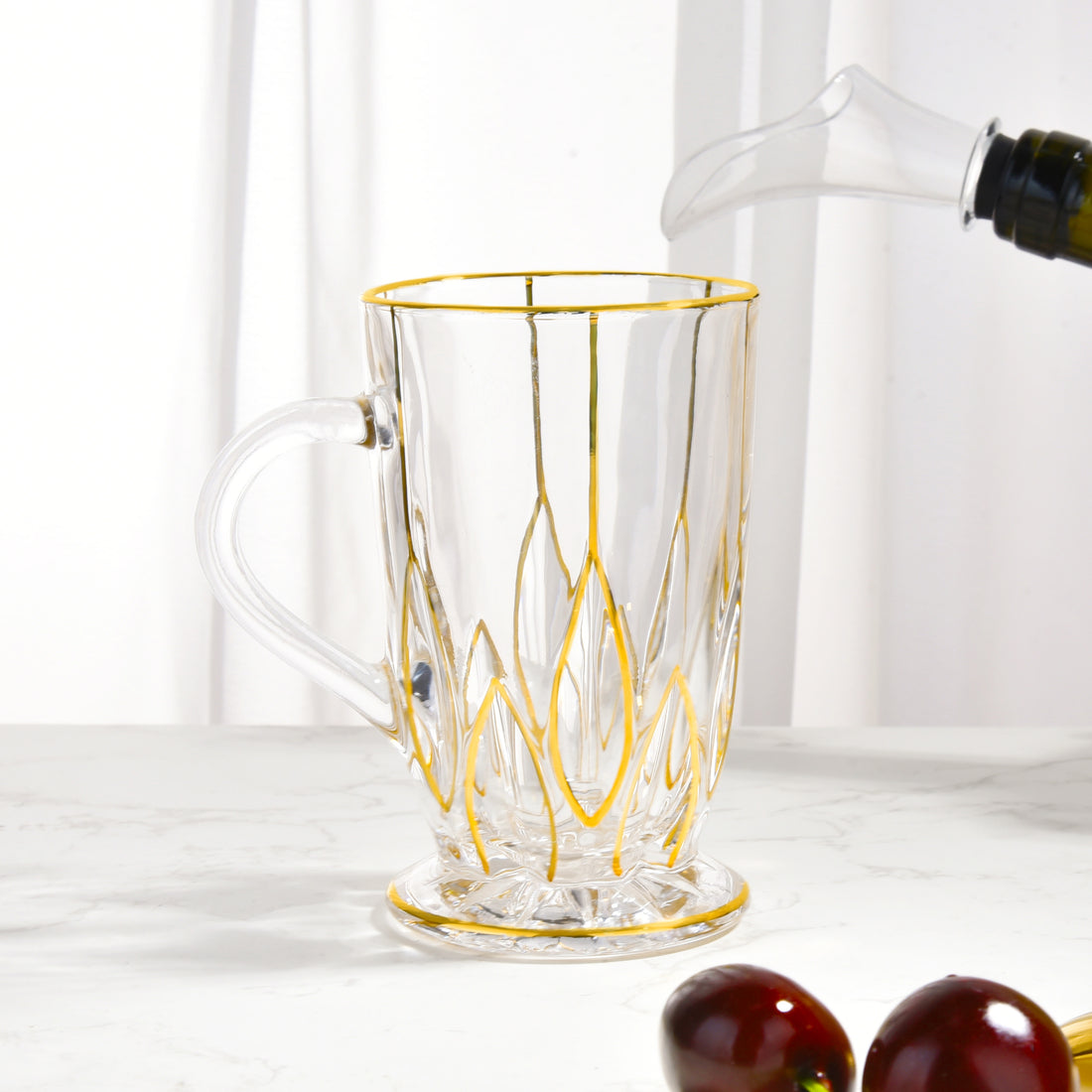 Gold Footed Tea Glasses /2