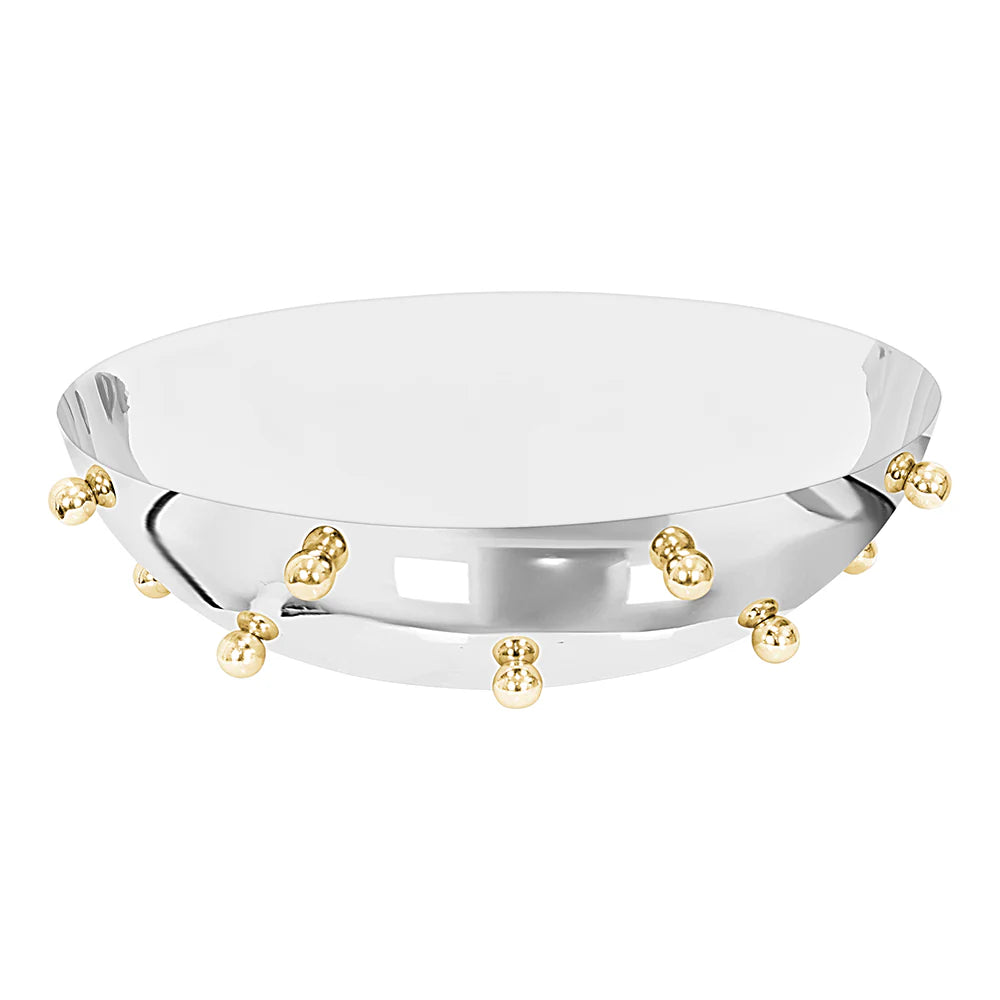 Mirror Gold Accent Bowl