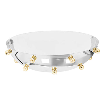 Mirror Gold Accent Bowl