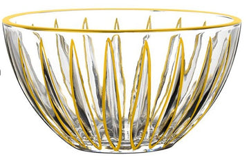 Gold Brilliant Salad Bowl