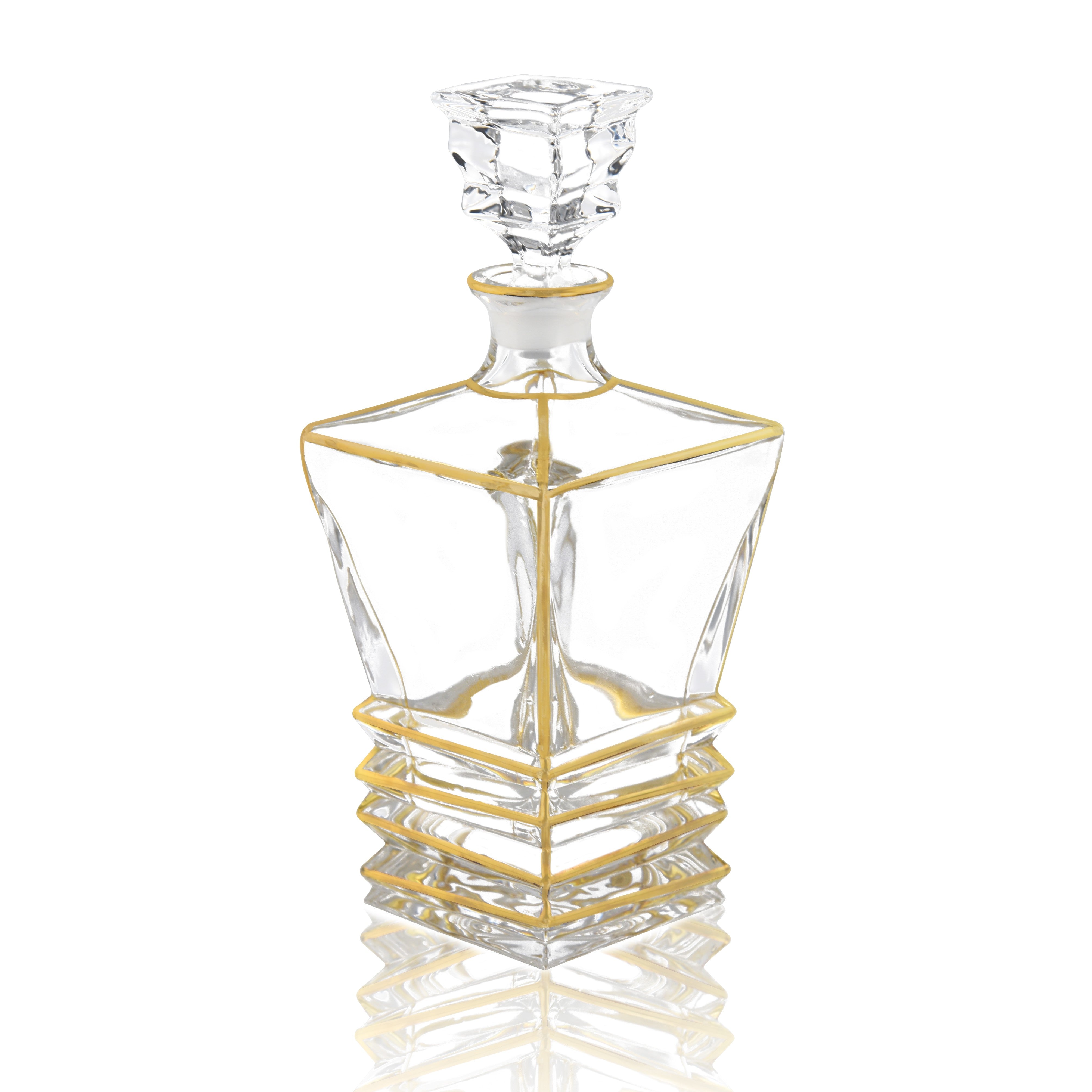 Gold Lucerne Decanter