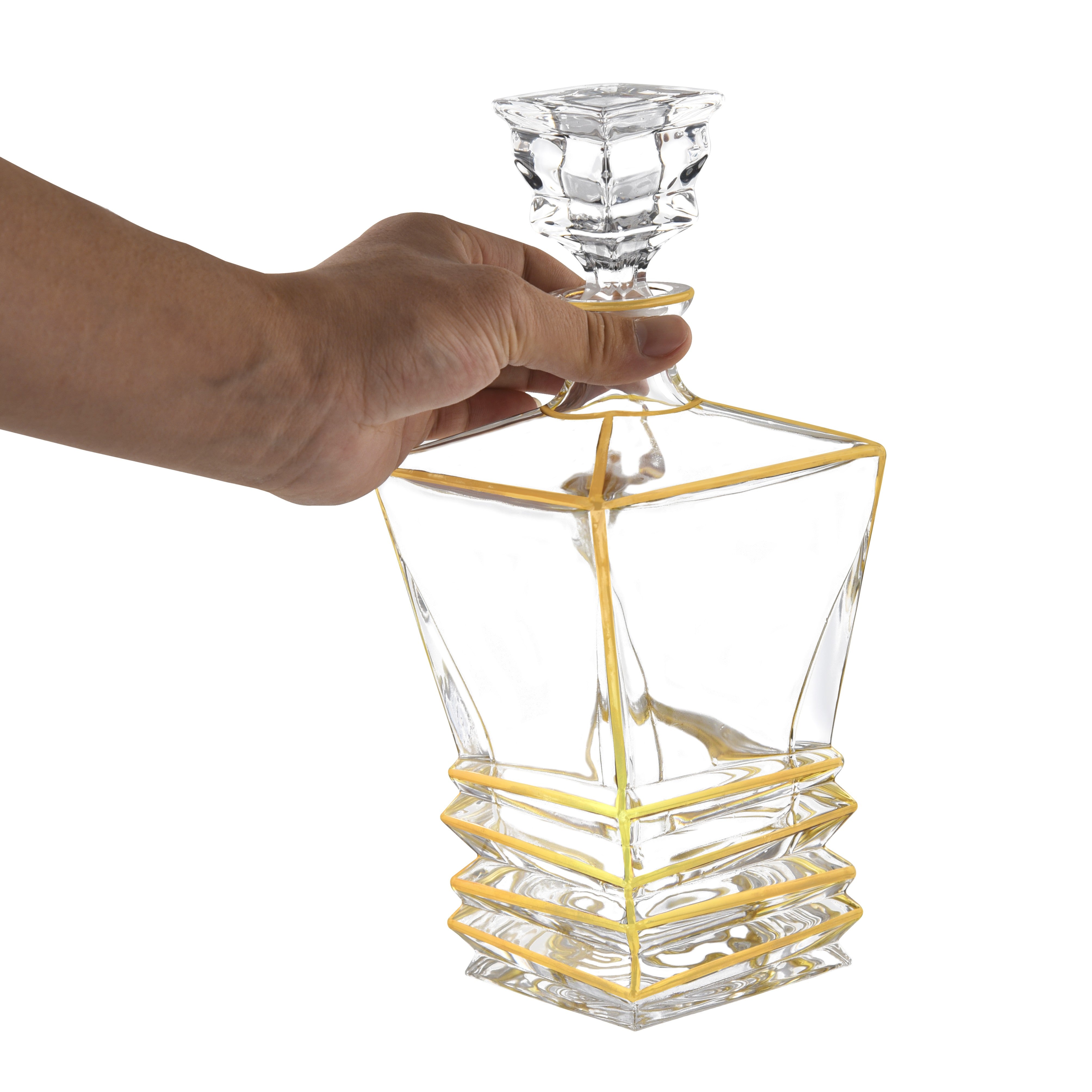 Gold Lucerne Decanter