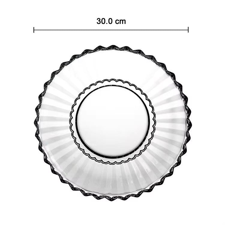 Clear Luxe Round Tray