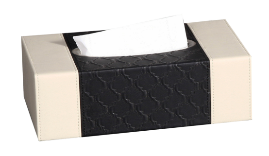 Geniune Leather Tissue Box Holder