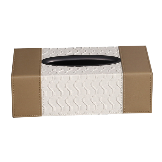 Geniune Leather Tissue Box Holder