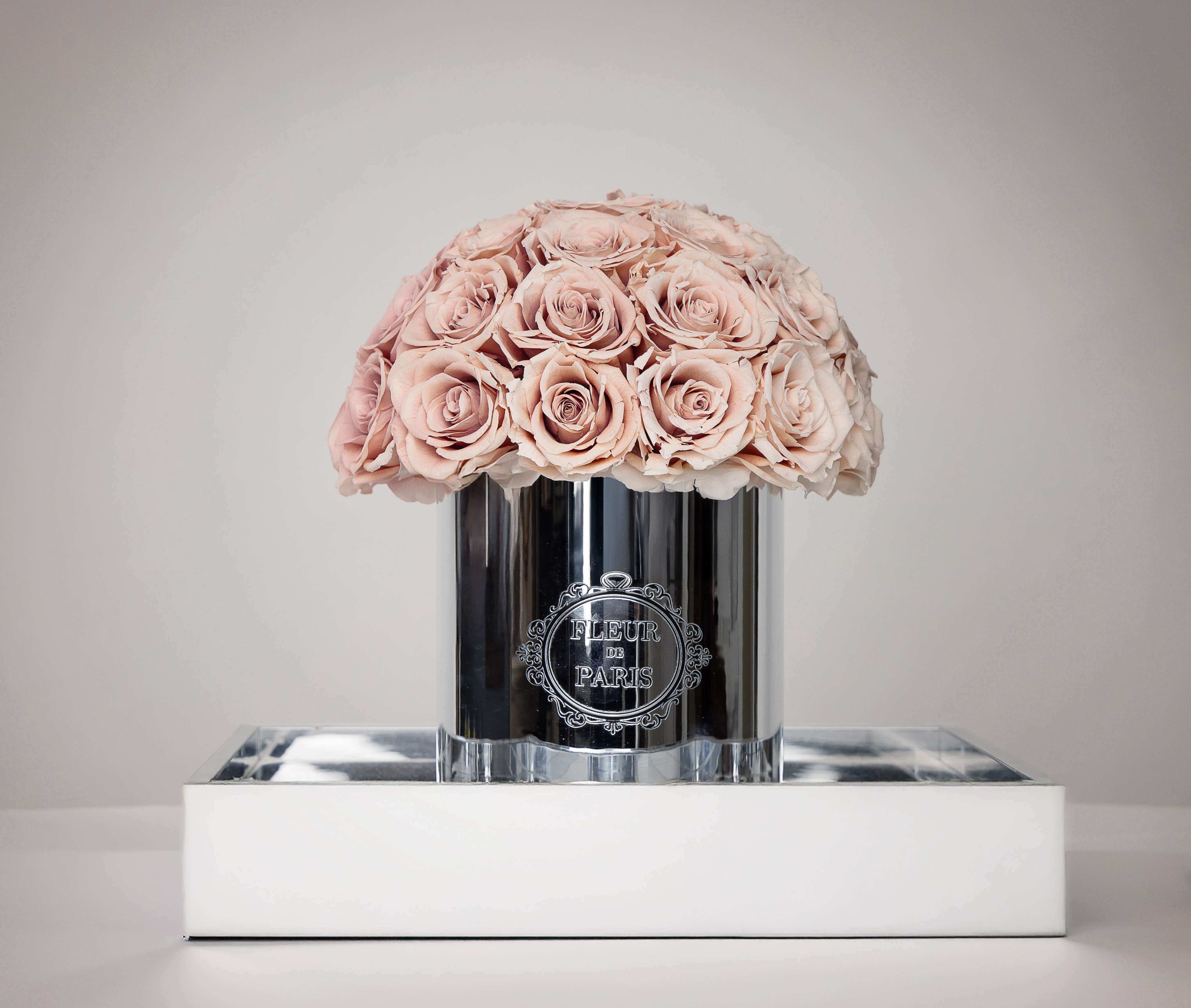 Luxury Roses Bouquet on Tray