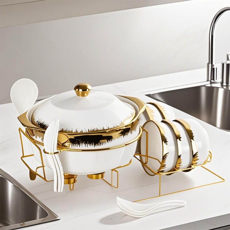 Luxury Tureen and 6 Serving Set
