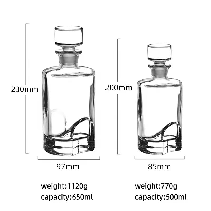 Clear Fantasy Liquor Decanter